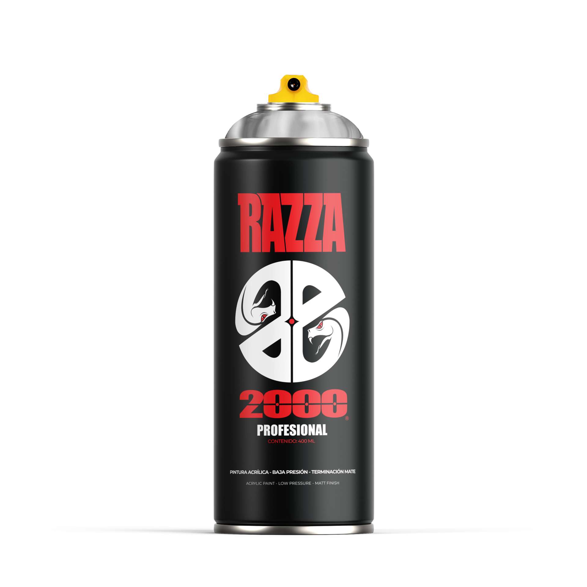 PINTURA EN AEROSOL RAZZA 2000 PROFESIONAL 400ML CROMO